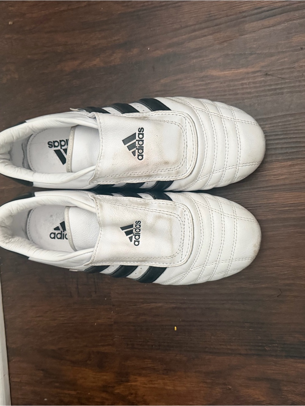 adidas Women’s White and Black Soccer Sneakers